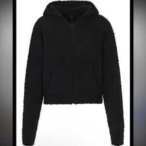 Skims Cozy Knit Zip Up Hoodie
